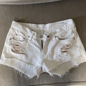 Rag and bone cut off shorts